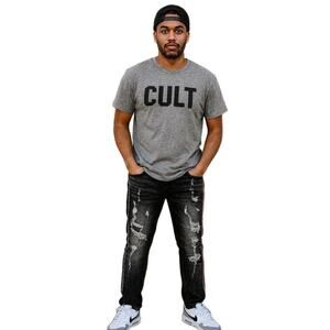 Cult of Individuality Men’s Distressed Jeans Size 31x30‎ festival hypewear